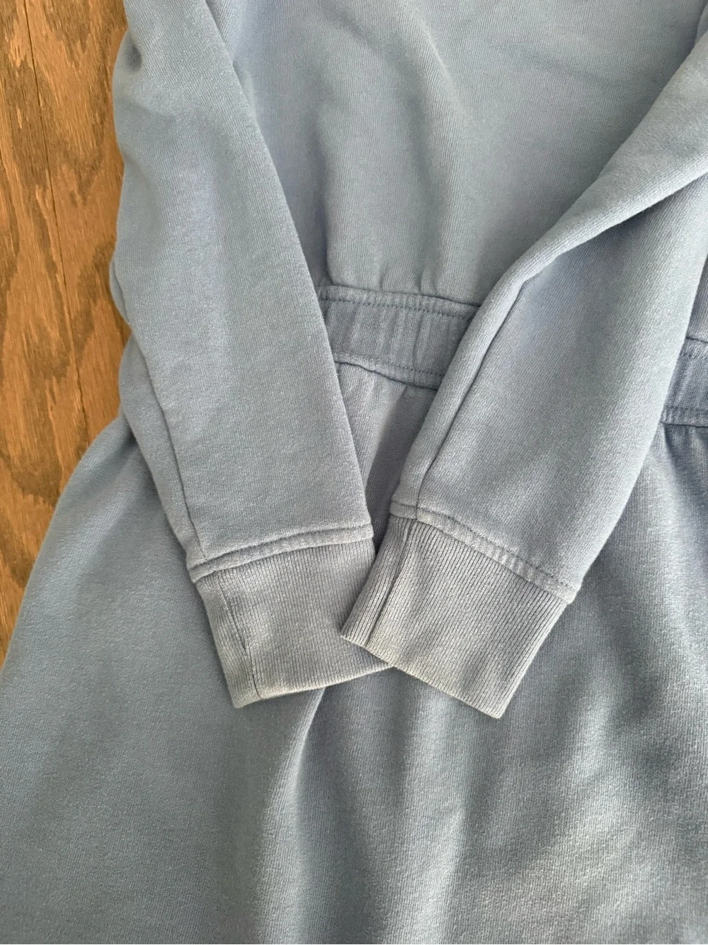Girls polo Ralph Lauren sweater dress sz large 12-14 blue fleece preppy